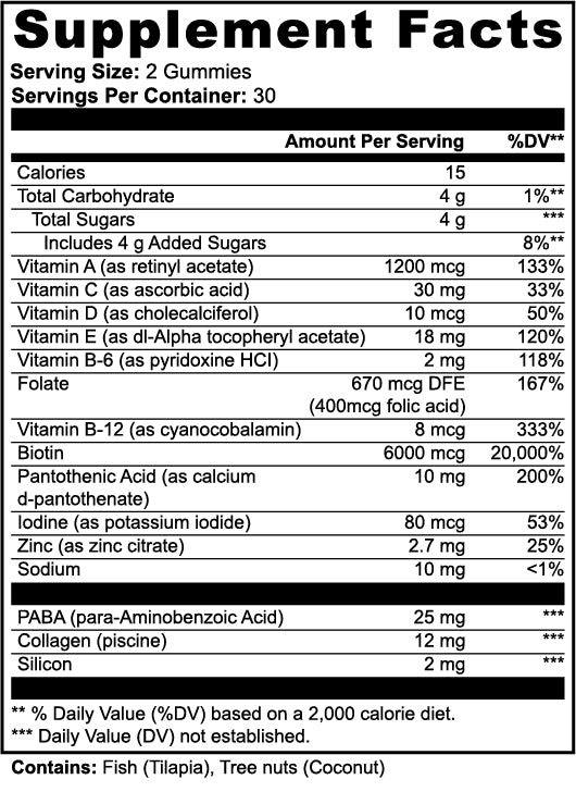 Hair, Skin & Nails Gummies